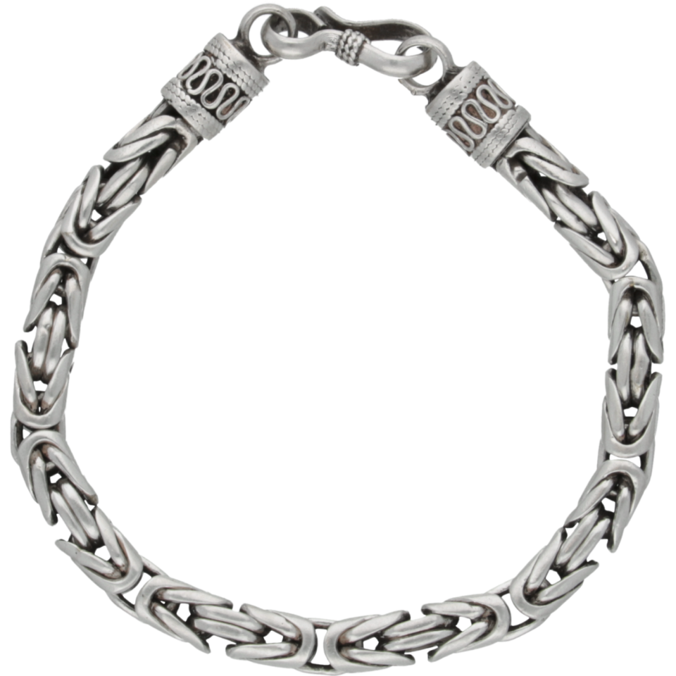 account Dij veelbelovend Zilveren koningsschakel armband| #RECLAIMED 44325 | Reclaimed.nl